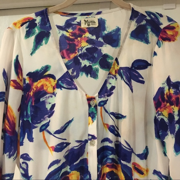 Show Me Your Mumu Red Rocks Floral Romper in Petal Pink Bell Sleeve Medium - Picture 6 of 11